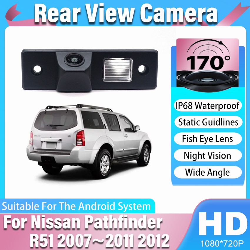 Trail Camera Infrared - Kamera cofania samochodowa 1080X720P do Nissan